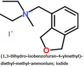 CAS#(1,3-Dihydro-isobenzofuran-4-ylmethyl)-diethyl-methyl-ammonium; iodide